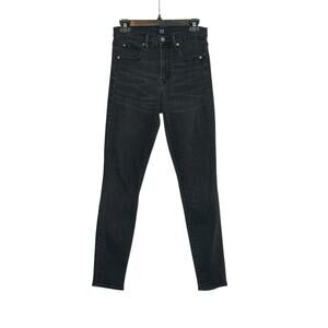 GAP denim 1969 black high waist true skinny jeans size 27